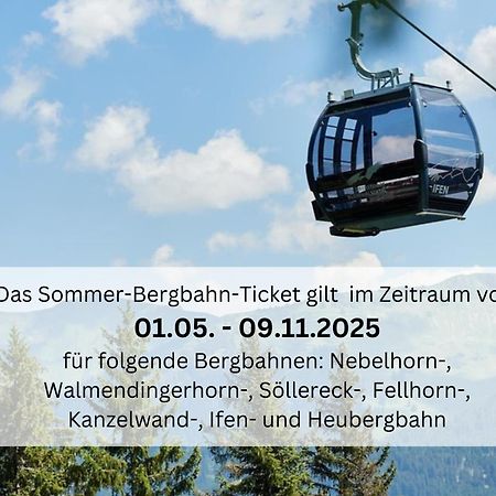 Bergfex Falkenberg 304 Mit Sommer-Bergbahnticket Oberstdorf Zewnętrze zdjęcie